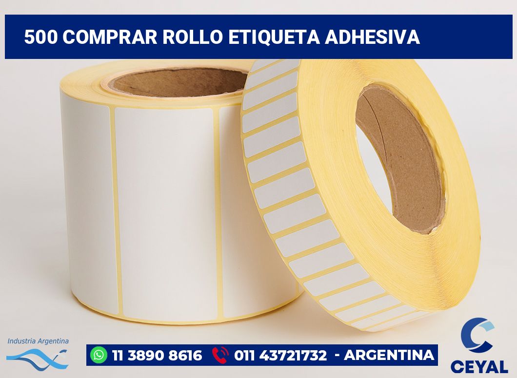 500 Comprar rollo etiqueta adhesiva