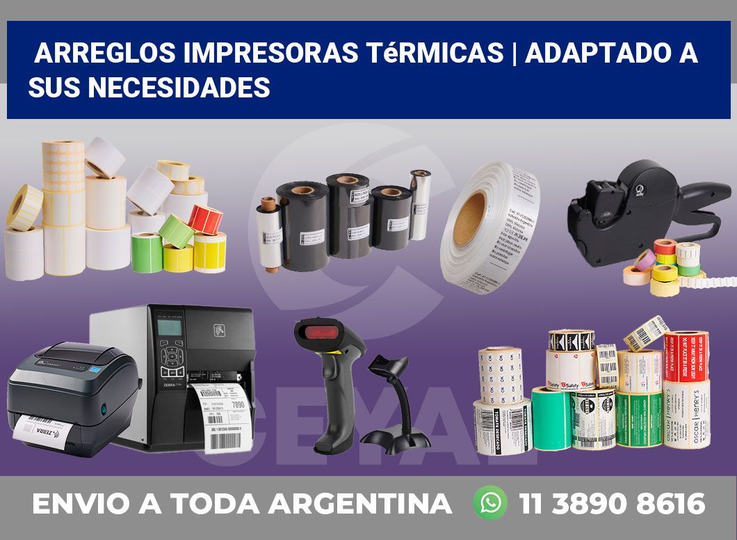 Arreglos impresoras térmicas | Adaptado a sus necesidades