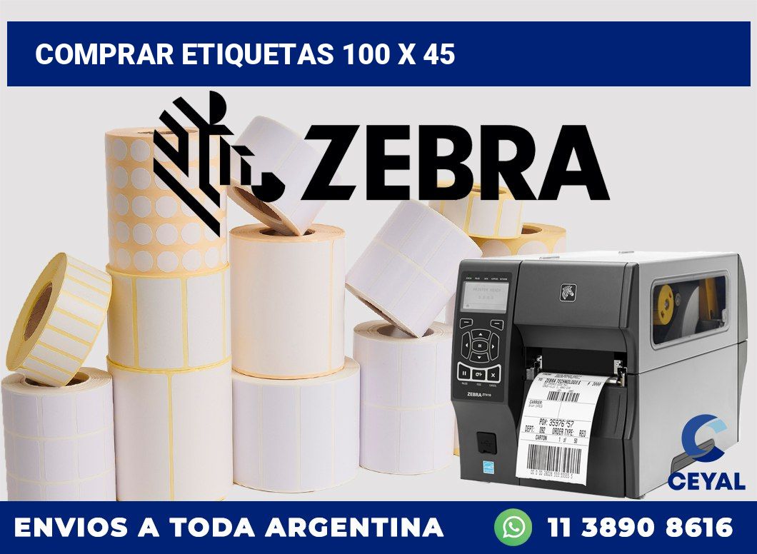 Comprar etiquetas 100 x 45