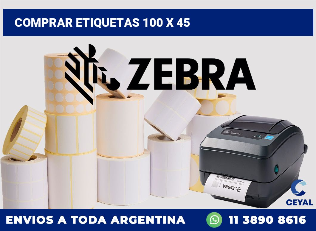 Comprar etiquetas 100 x 45