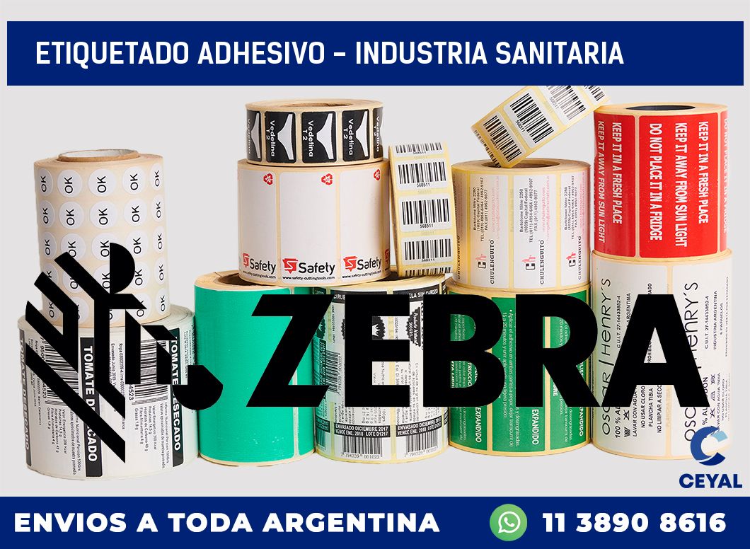 Etiquetado adhesivo – industria sanitaria