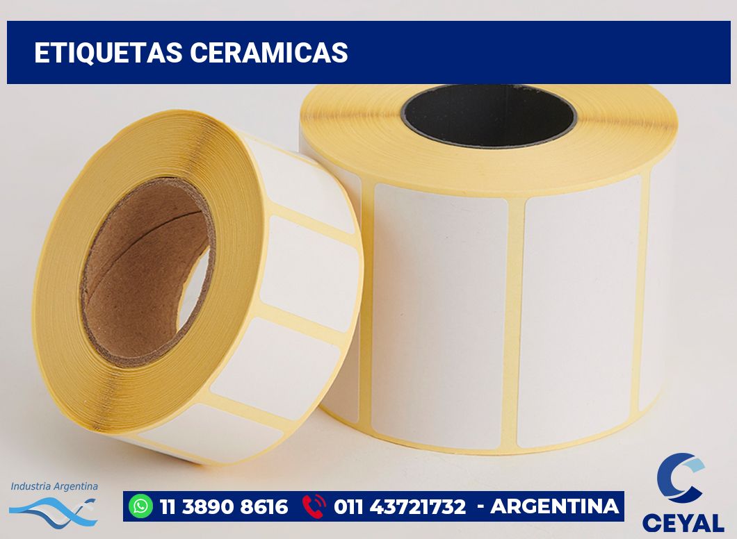 Etiquetas Ceramicas