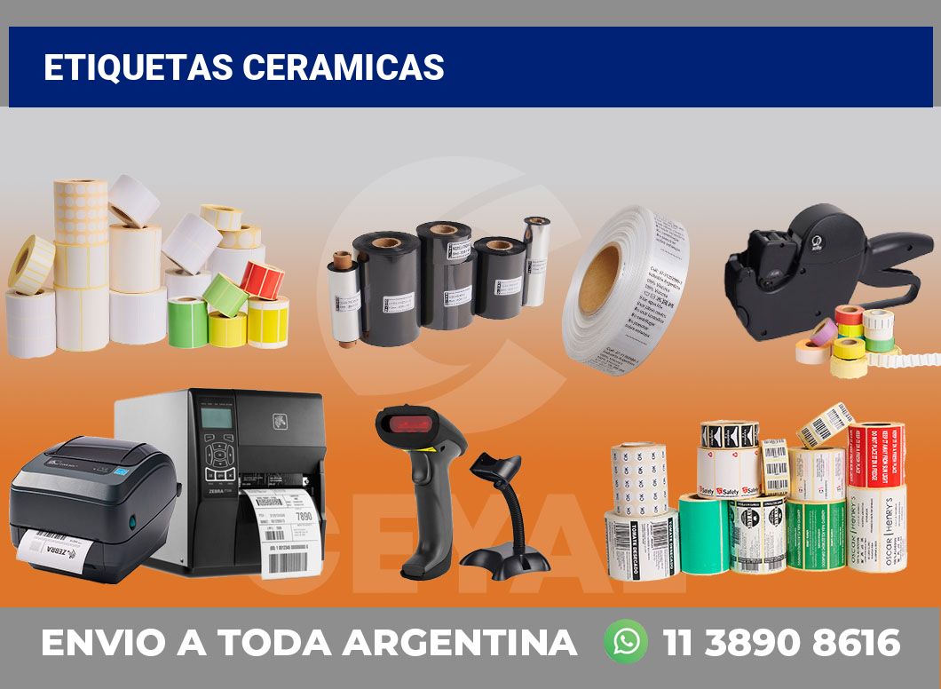 Etiquetas Ceramicas