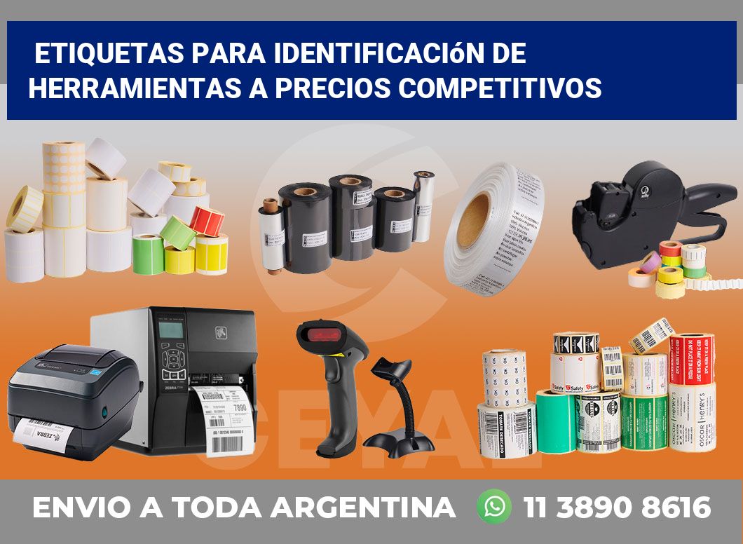 Etiquetas para Identificación de Herramientas a Precios Competitivos