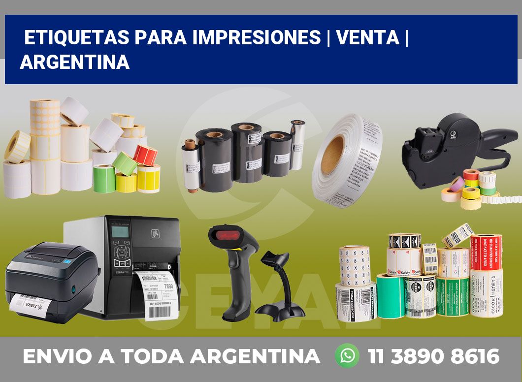 Etiquetas para impresiones | Venta | Argentina