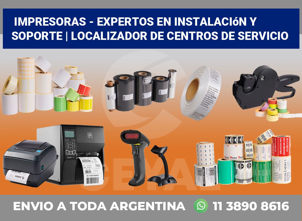 Impresoras – Expertos en instalación y soporte | Localizador de centros de servicio