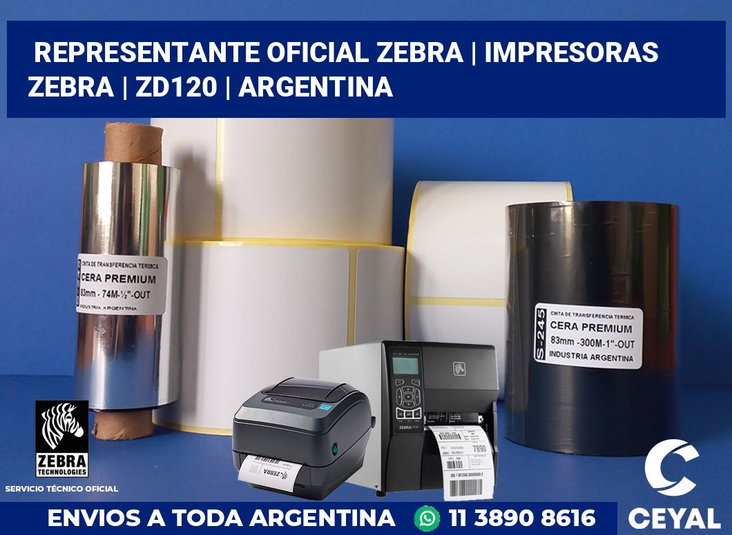 Representante oficial Zebra | Impresoras Zebra | ZD120 | Argentina