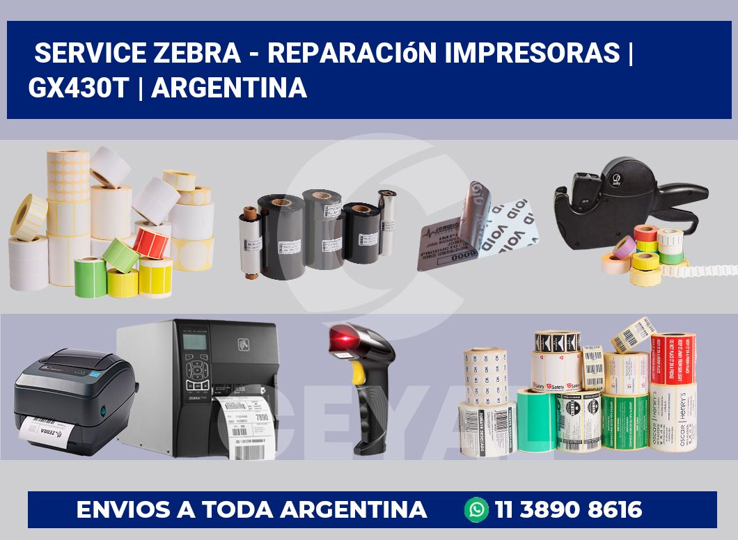 Service Zebra – Reparación impresoras | GX430t | Argentina