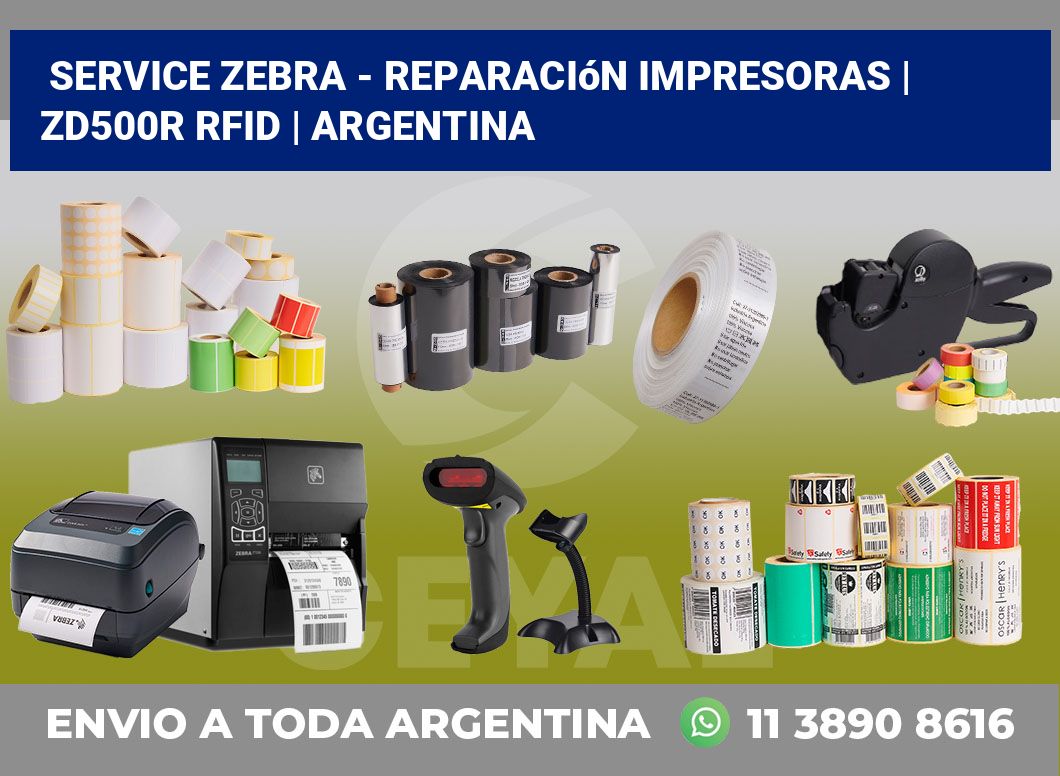 Service Zebra – Reparación impresoras | ZD500R RFID | Argentina