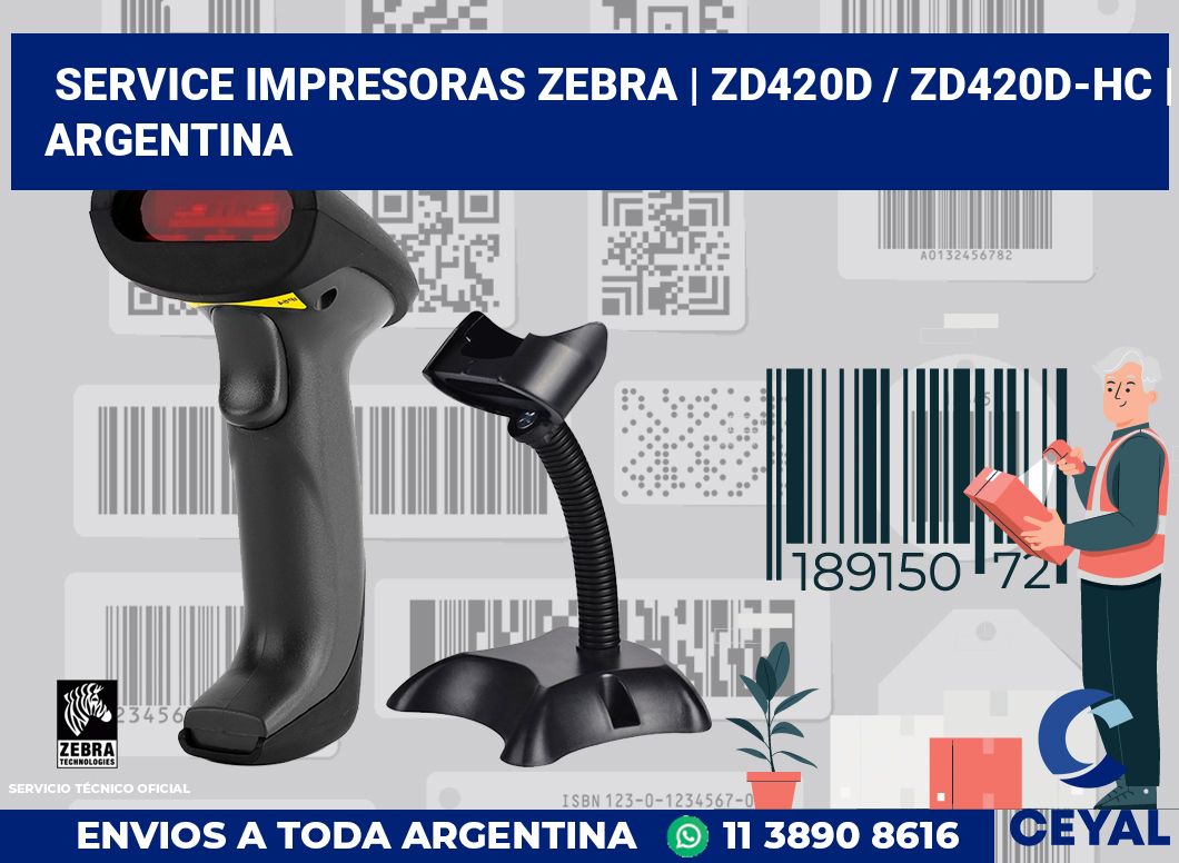 Service impresoras Zebra | ZD420d / ZD420d‑HC | Argentina