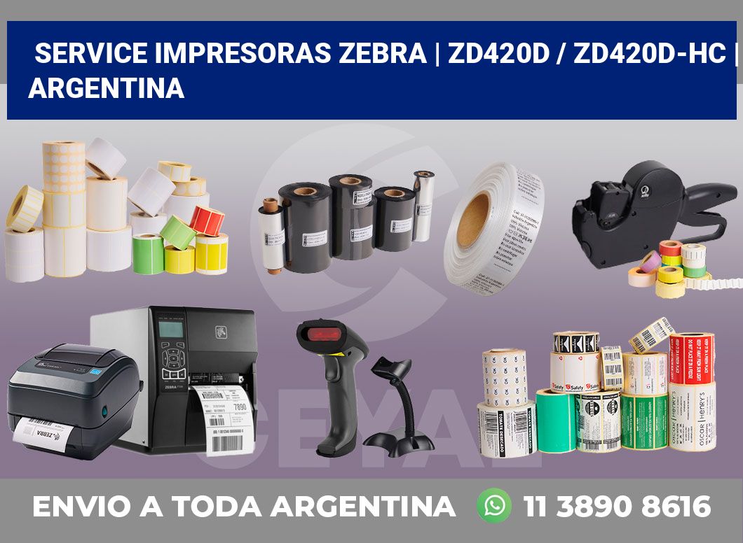 Service impresoras Zebra | ZD420d / ZD420d‑HC | Argentina