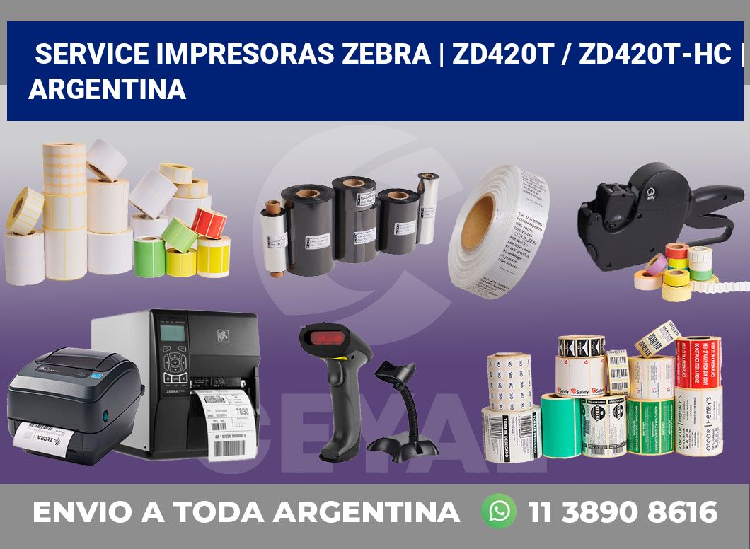 Service impresoras Zebra | ZD420t / ZD420t‑HC | Argentina