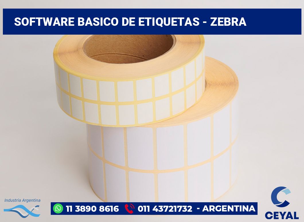 Software basico de etiquetas - Zebra