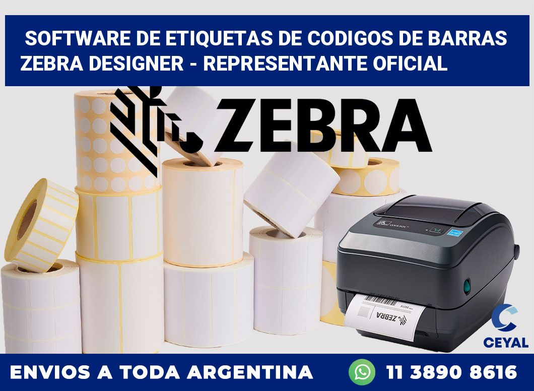 Software de etiquetas de codigos de barras Zebra Designer – Representante oficial