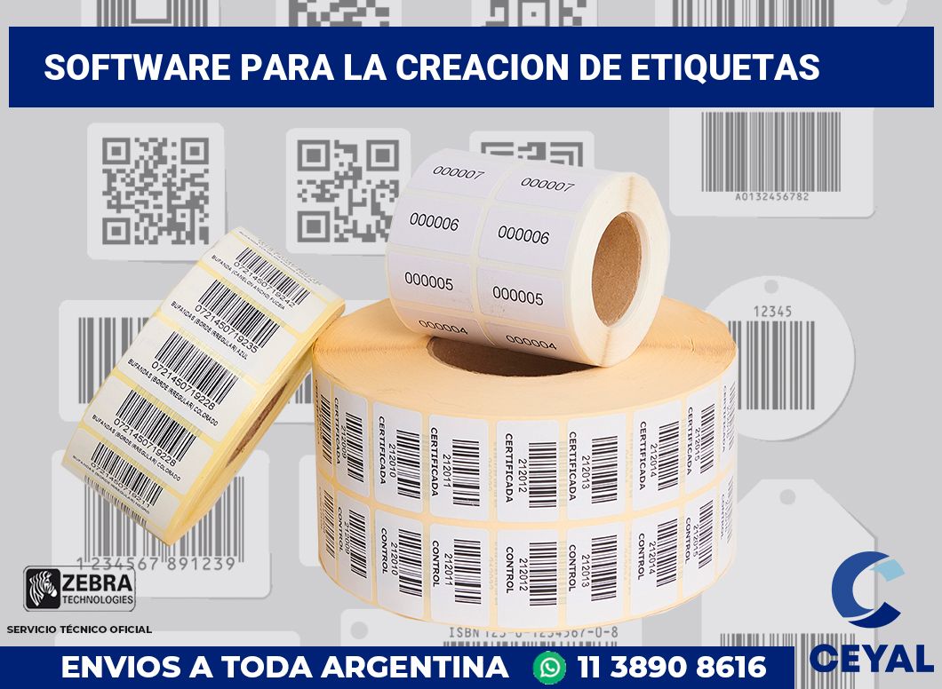 Software para la creacion de etiquetas