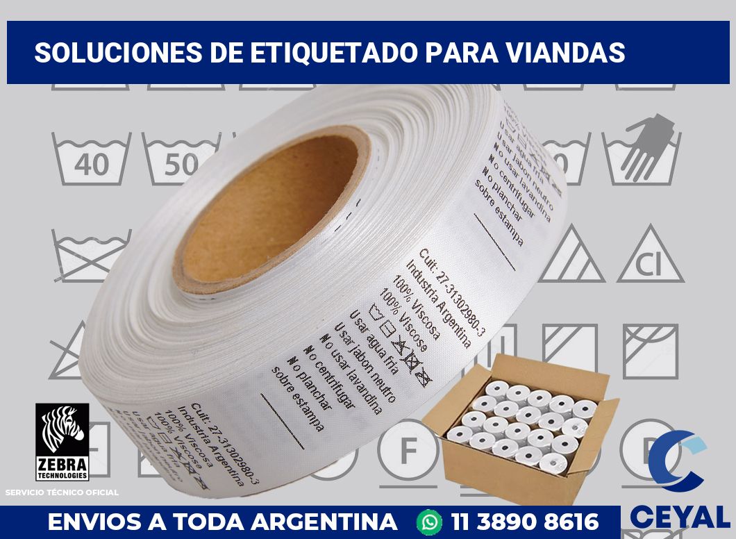 Soluciones de Etiquetado para Viandas