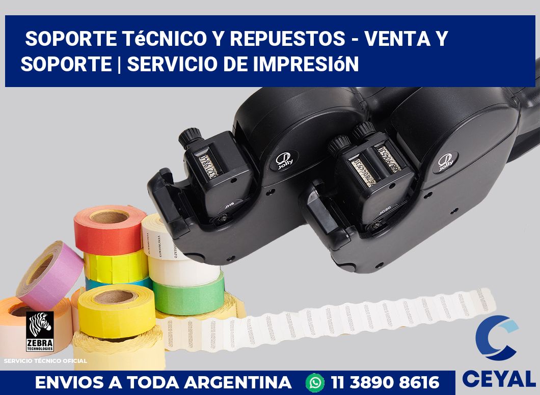 Soporte Técnico y Repuestos - Venta y soporte | Servicio de impresión