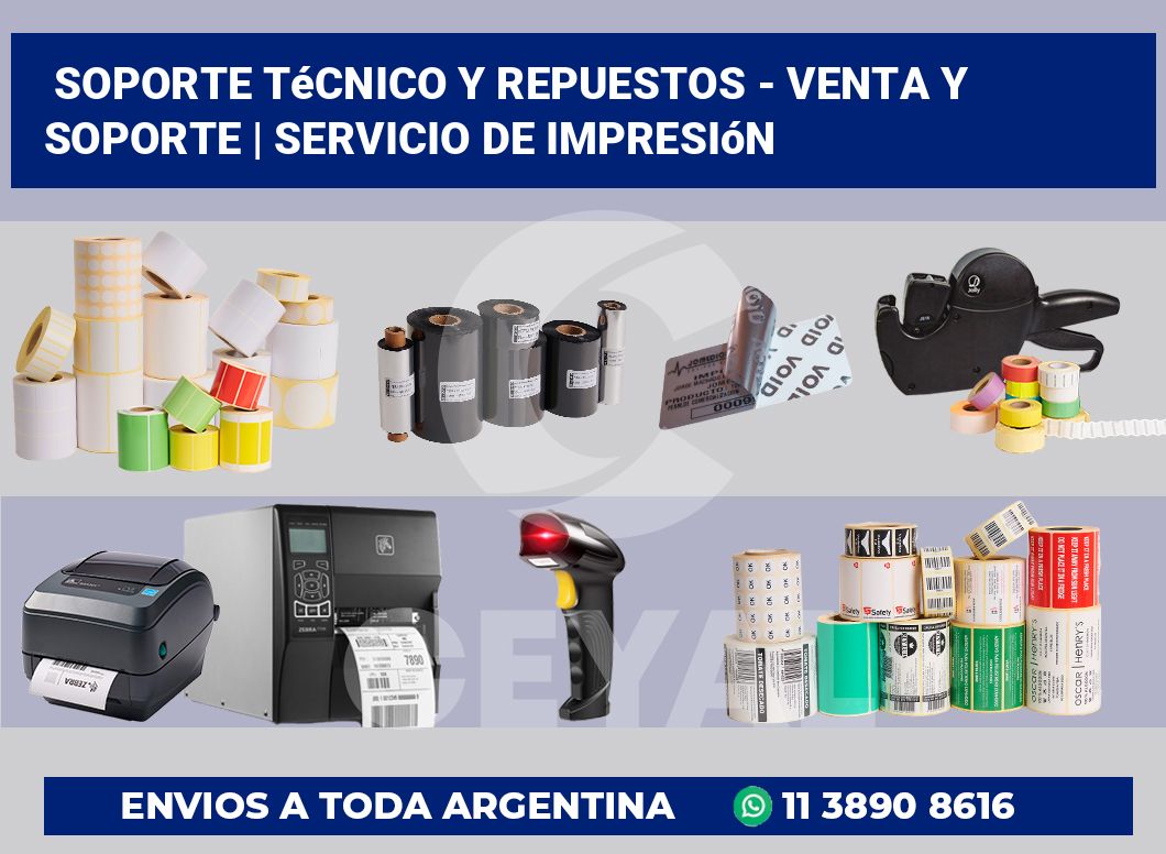 Soporte Técnico y Repuestos – Venta y soporte | Servicio de impresión