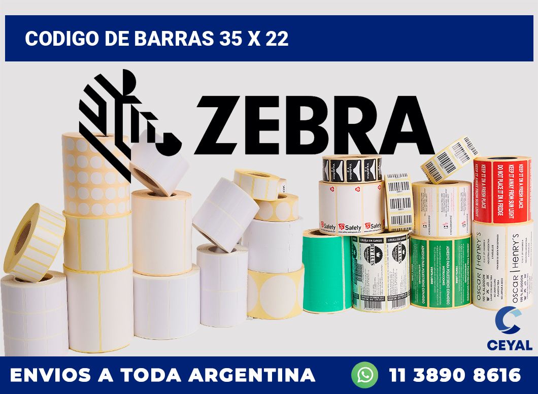 codigo de barras 35 x 22