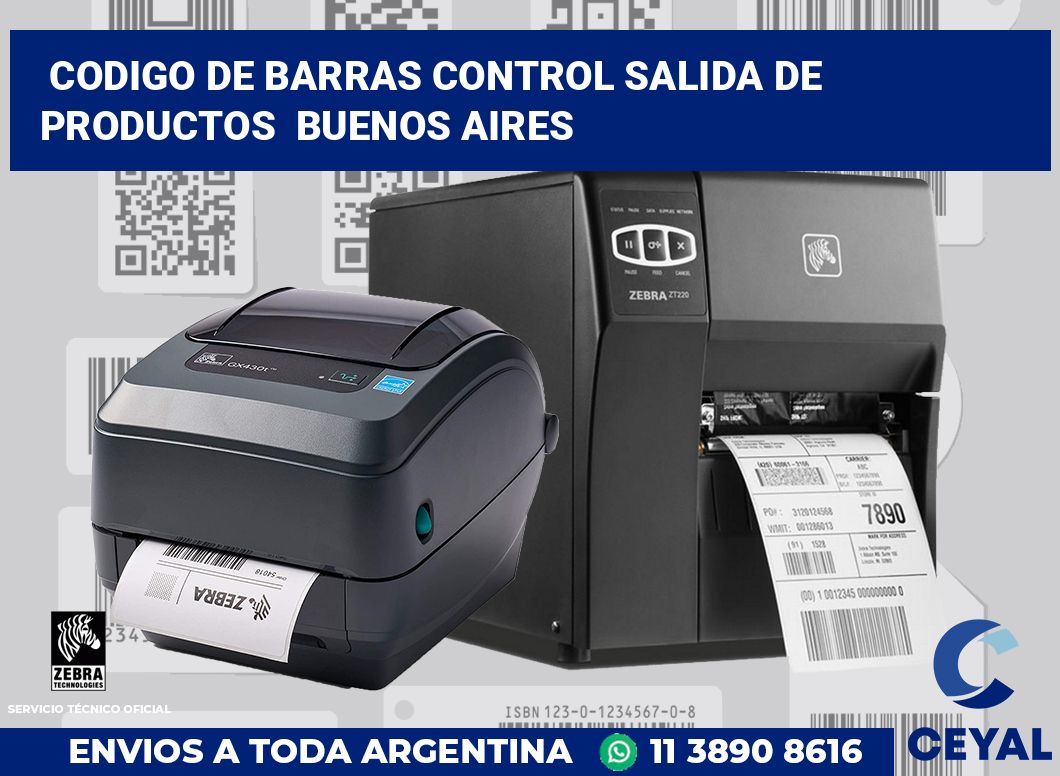 codigo de barras control salida de productos  Buenos Aires