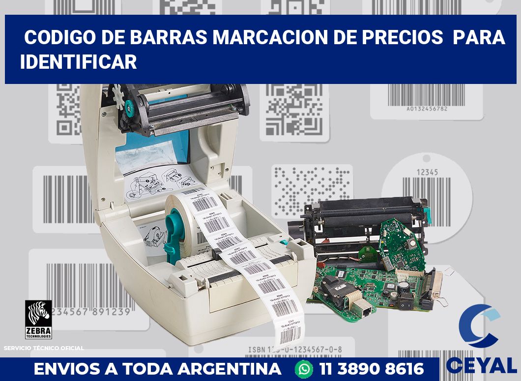 codigo de barras marcacion de precios  para identificar