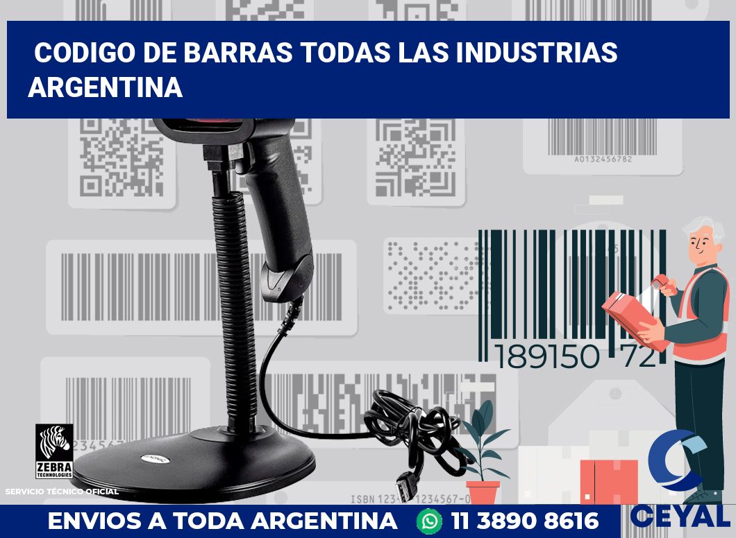 codigo de barras todas las industrias  argentina