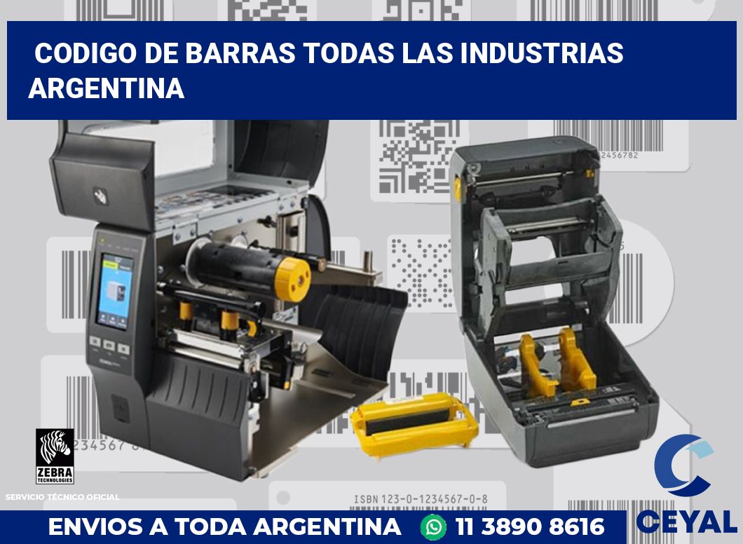 codigo de barras todas las industrias  argentina