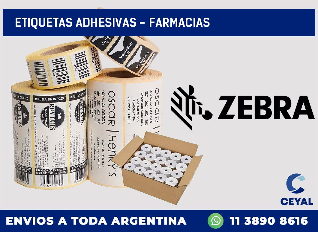 etiquetas adhesivas – Farmacias