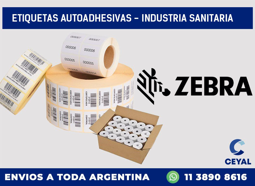 etiquetas autoadhesivas – industria sanitaria