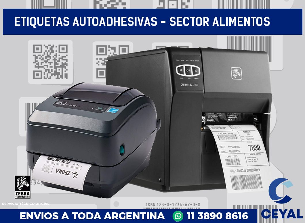 etiquetas autoadhesivas - sector alimentos