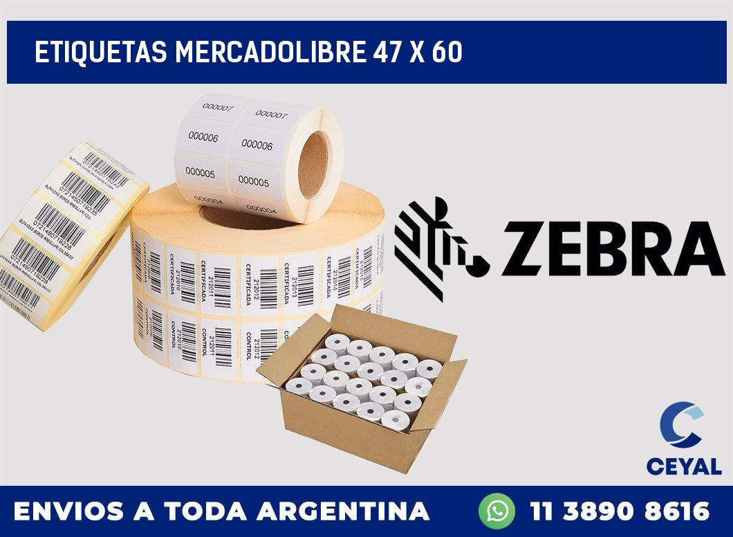 etiquetas mercadolibre 47 x 60