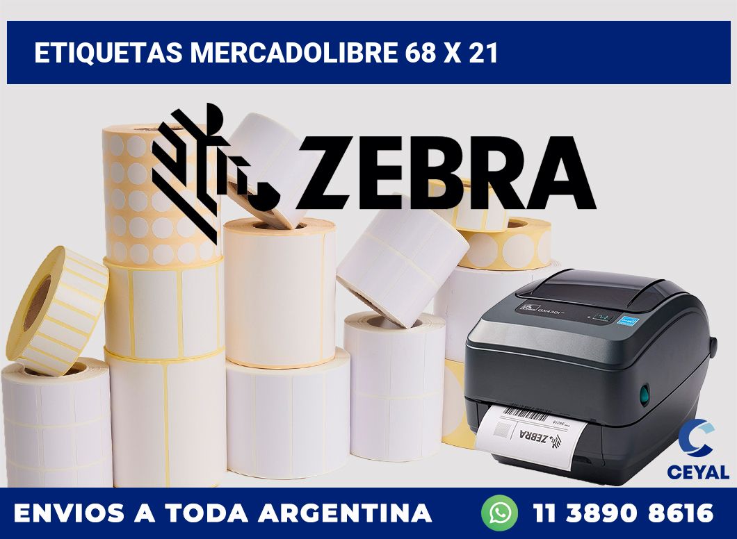 etiquetas mercadolibre 68 x 21