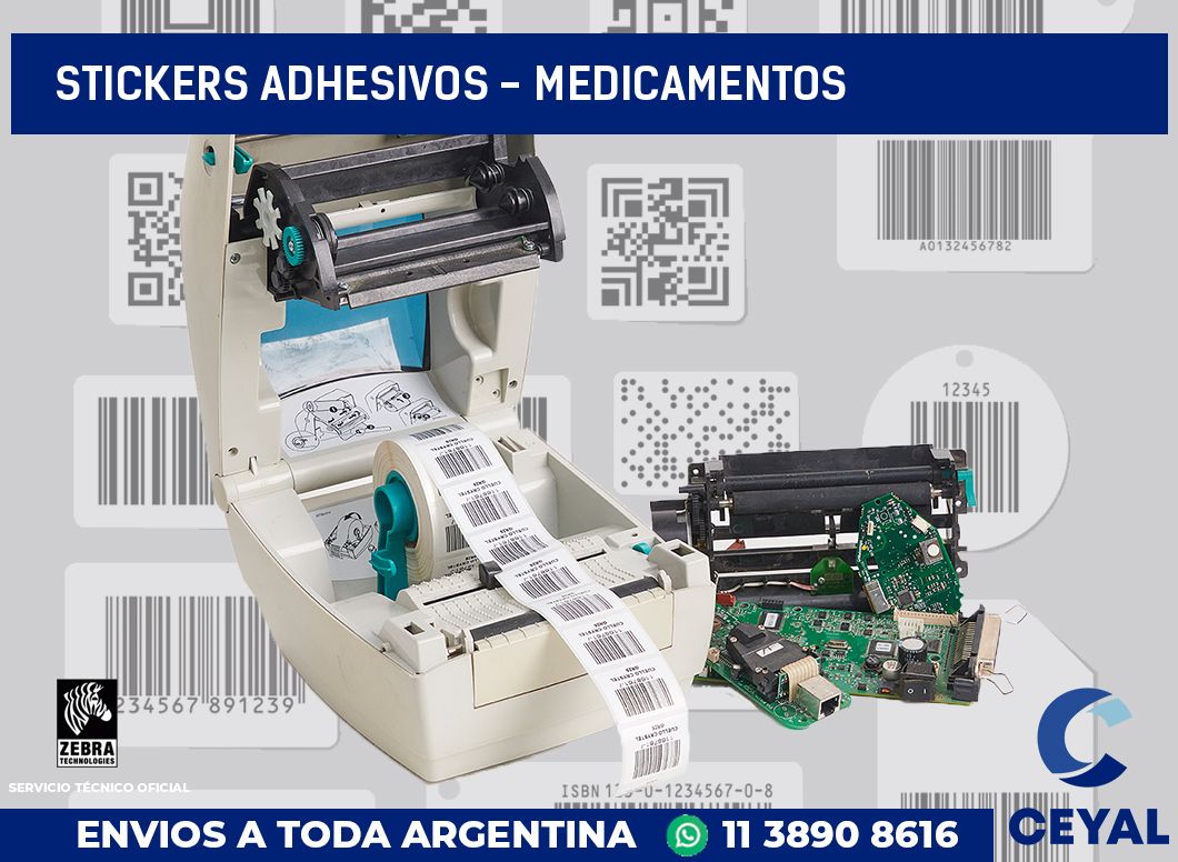 stickers adhesivos - Medicamentos