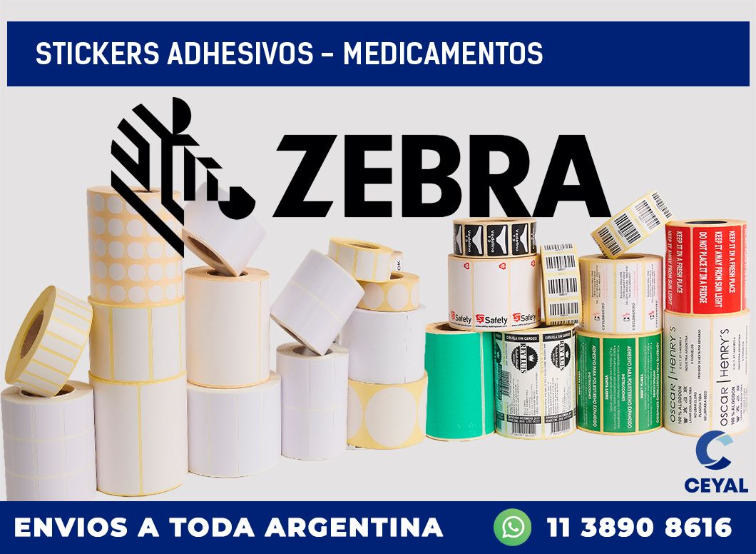 stickers adhesivos – Medicamentos