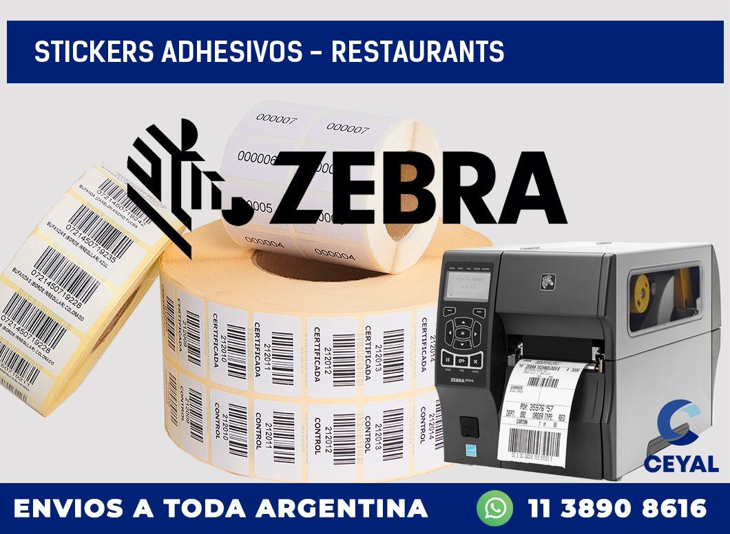 stickers adhesivos - Restaurants