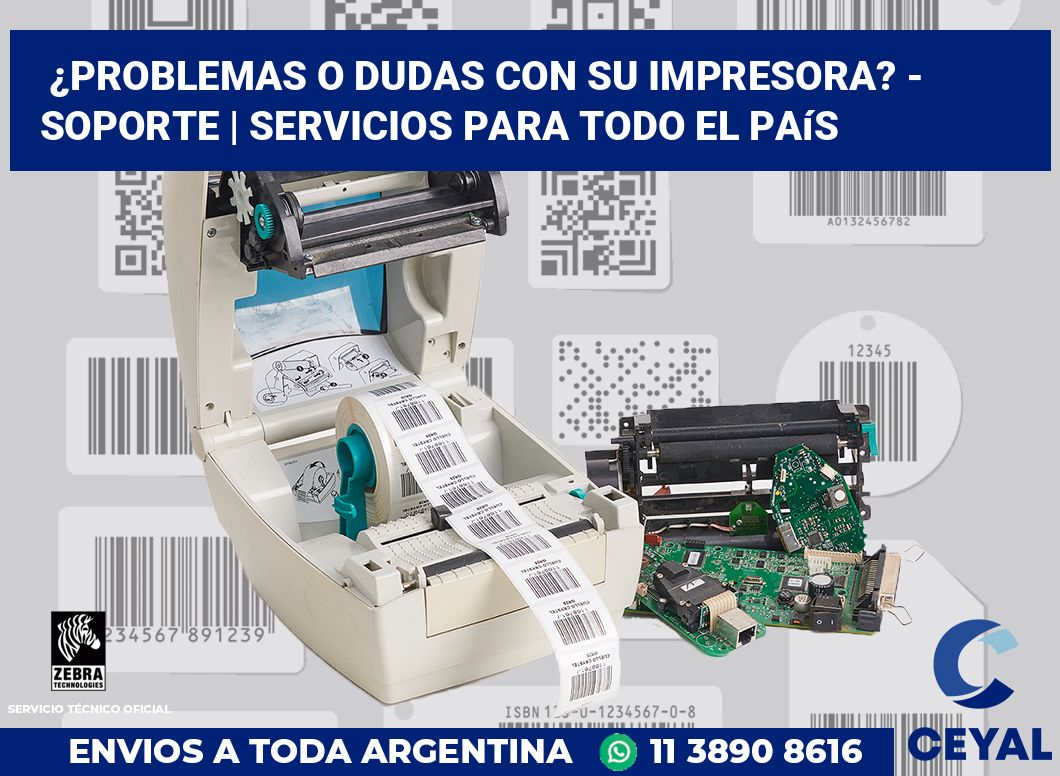 ¿Problemas o dudas con su impresora? - Soporte | Servicios para todo el país