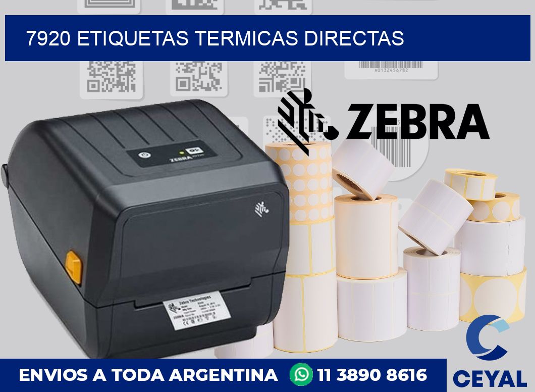 7920 Etiquetas termicas directas