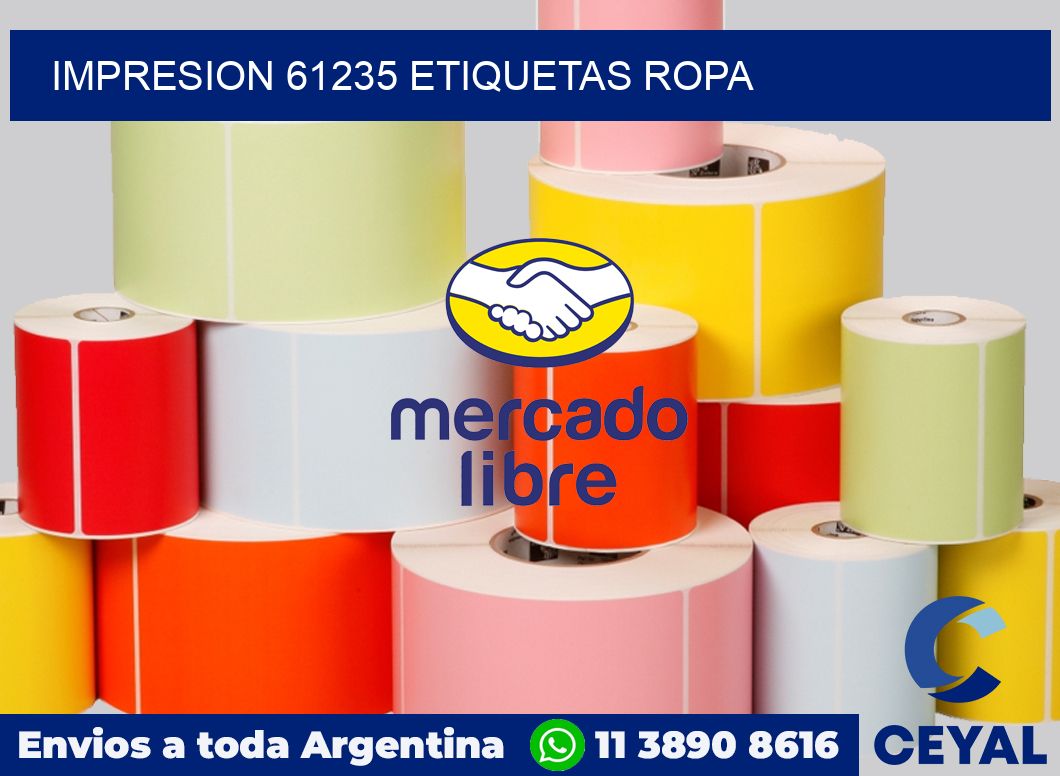 impresion 61235 etiquetas ropa
