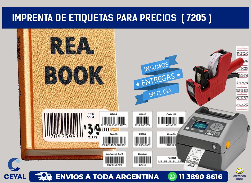 imprenta de etiquetas para precios  ( 7205 )