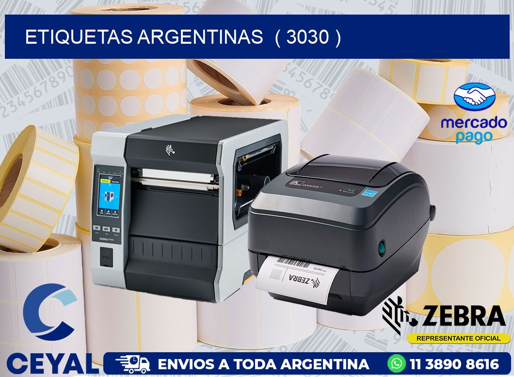 ETIQUETAS ARGENTINAS  ( 3030 )