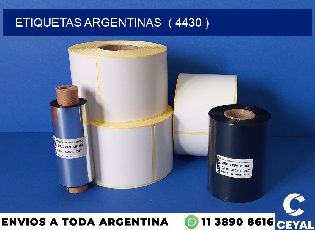 ETIQUETAS ARGENTINAS  ( 4430 )