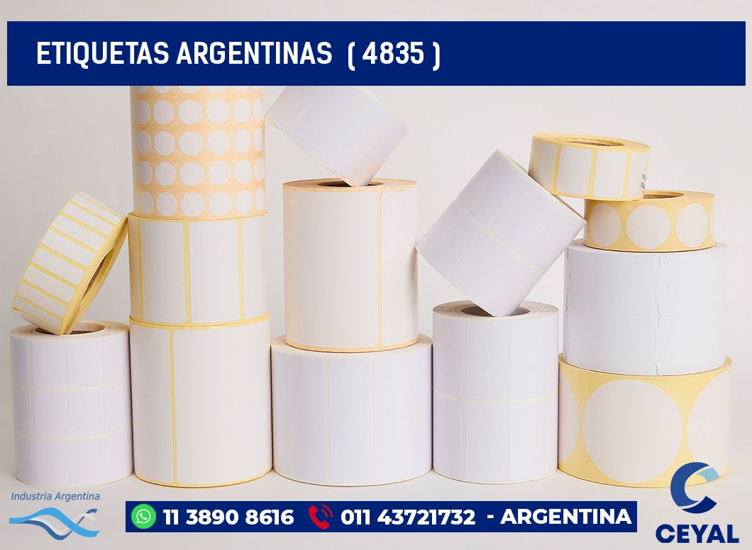 ETIQUETAS ARGENTINAS  ( 4835 )