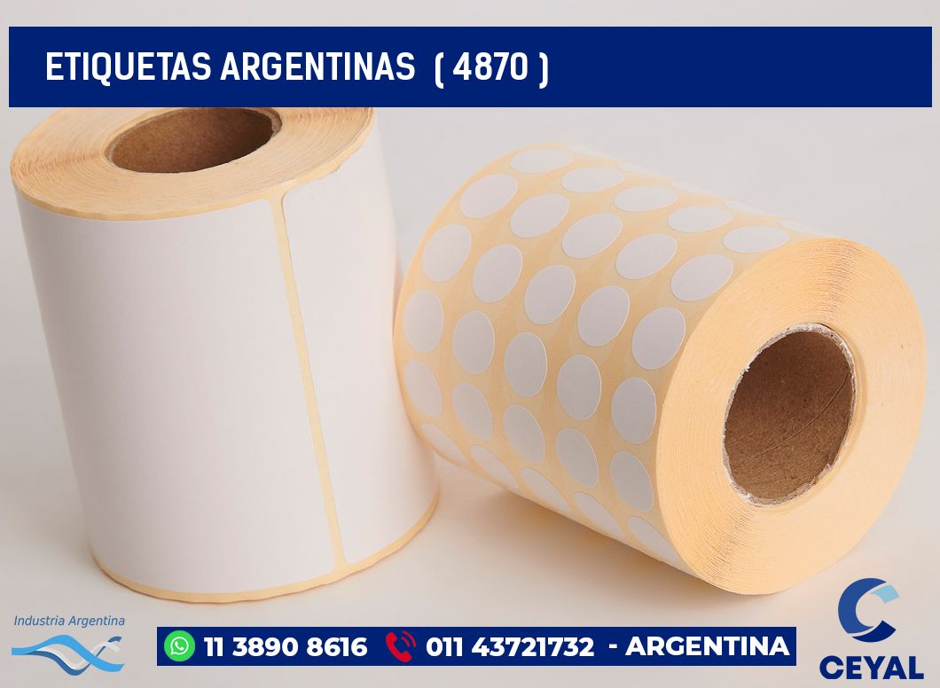 ETIQUETAS ARGENTINAS  ( 4870 )