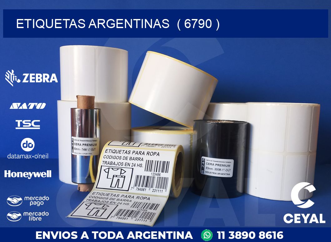 ETIQUETAS ARGENTINAS  ( 6790 )