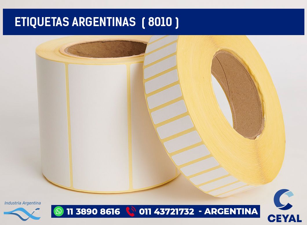 ETIQUETAS ARGENTINAS  ( 8010 )