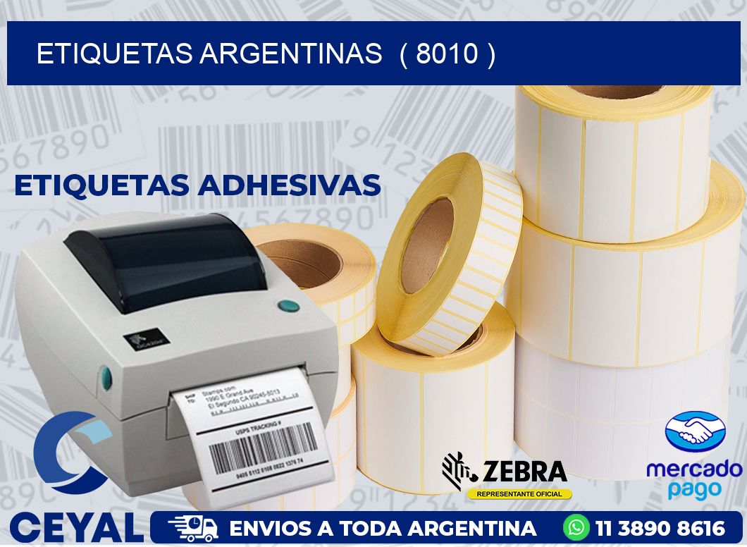 ETIQUETAS ARGENTINAS  ( 8010 )