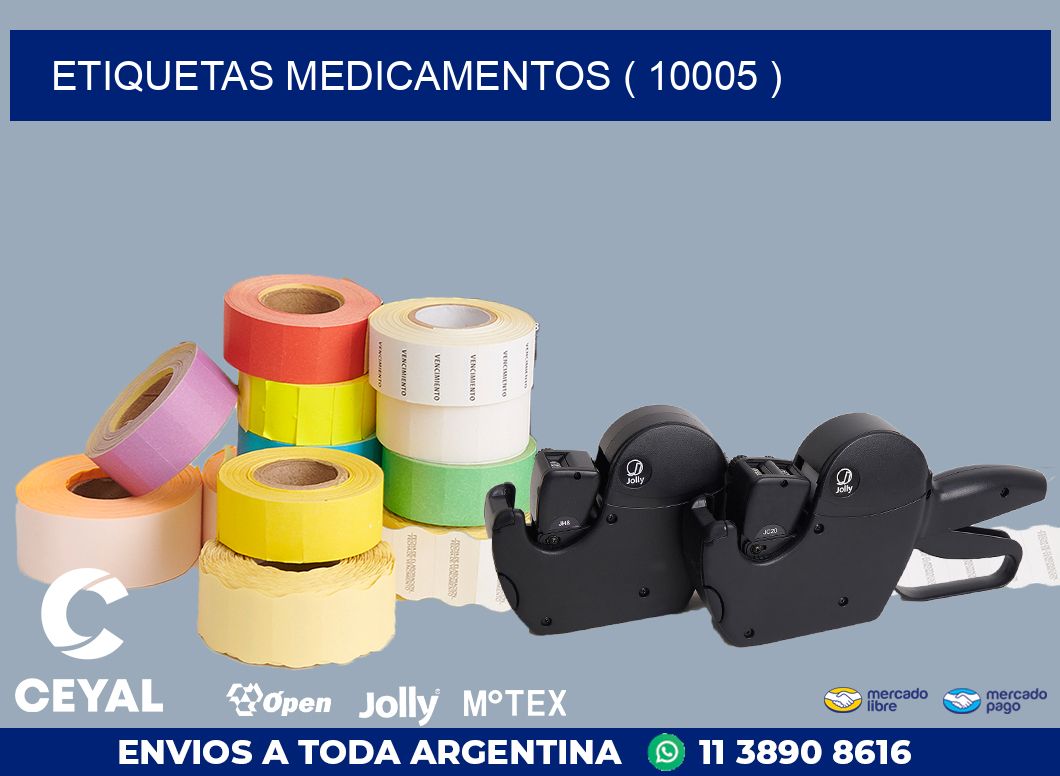 ETIQUETAS MEDICAMENTOS ( 10005 )