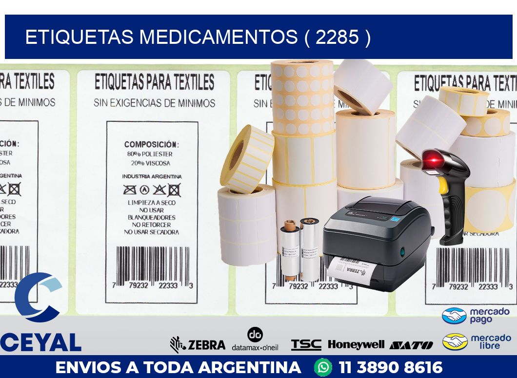 ETIQUETAS MEDICAMENTOS ( 2285 )