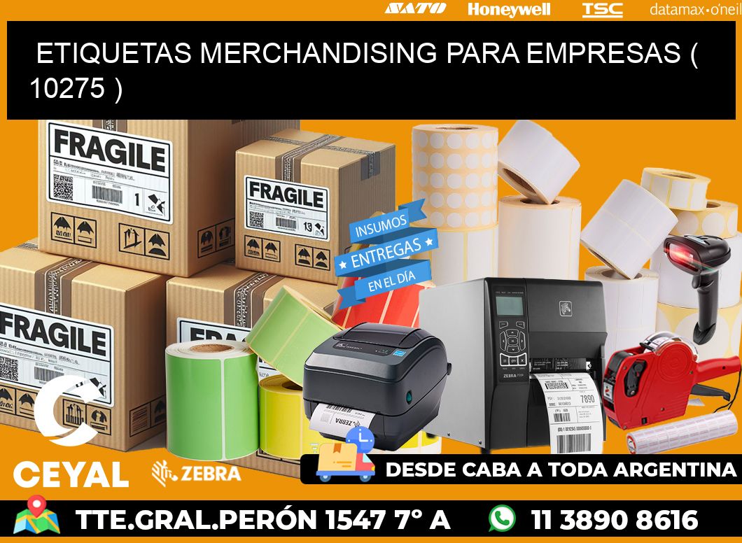 ETIQUETAS MERCHANDISING PARA EMPRESAS ( 10275 )