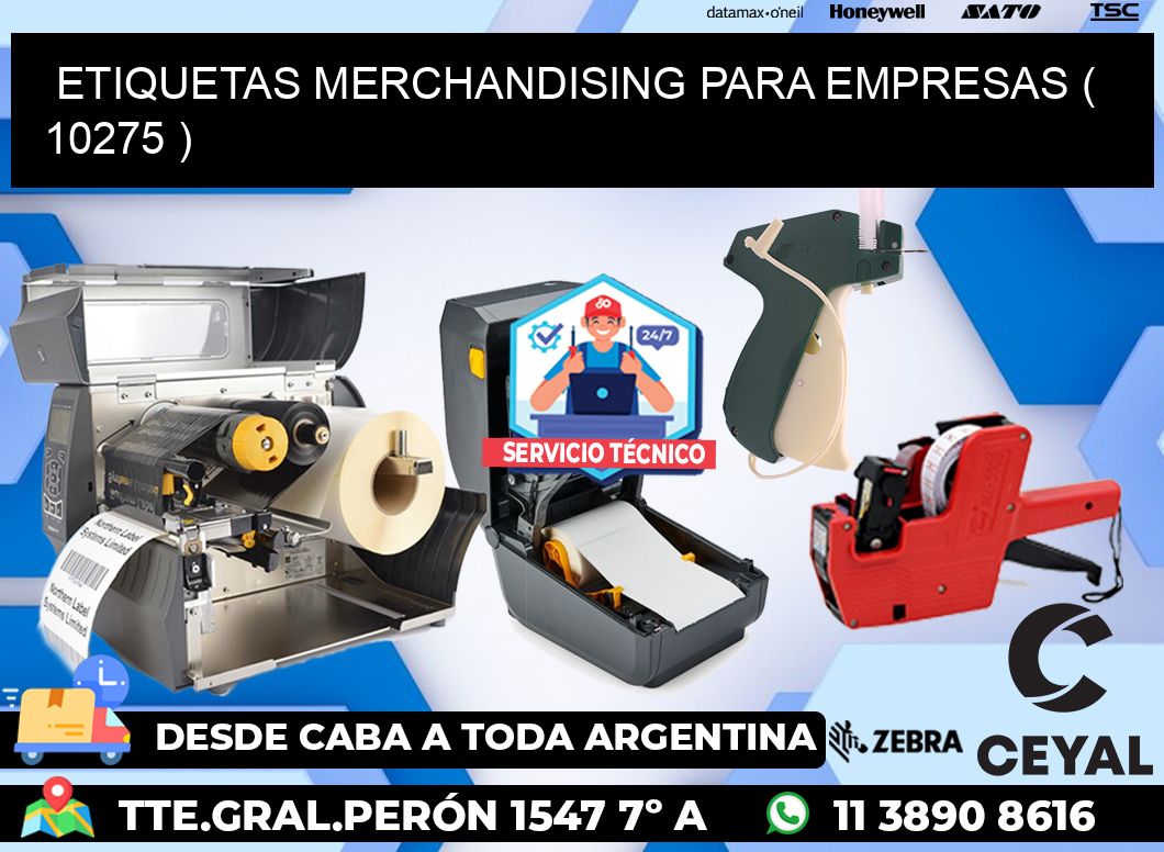 ETIQUETAS MERCHANDISING PARA EMPRESAS ( 10275 )